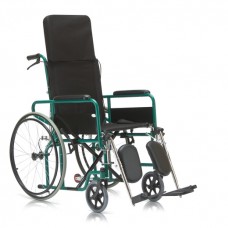 Инвалидное кресло-коляска с откидной спинкой и съемным подголовником FS 954GC 