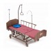 Кровать электрическая  с регулировкой высоты, кардиокреслом, переворотом и туалетом, с возможностью сна  в положении сидя