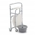Кресло-коляска с санитарным оснащением FS696